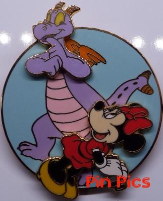WDW - Figment with Minnie - Epcot - Search For Imagination Pin Event