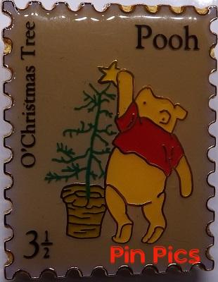 DL - Pooh - O'Christmas Tree Stamp