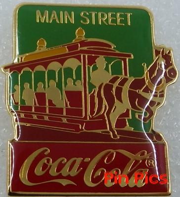 WDW - Main Street - 15th Anniversary - 1986 Coca-Cola Framed Set - Trolley