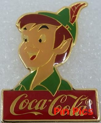 WDW - Peter Pan - 15th Anniversary - 1986 Coca-Cola Framed Set - Boy with Red Feather in Green Cap
