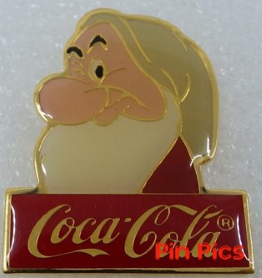 WDW - Grumpy - 15th Anniversary - 1986 Coca-Cola Framed Set - Snow White and the Seven Dwarfs