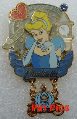 Princess Icons (Cinderella) 3D/Dangle
