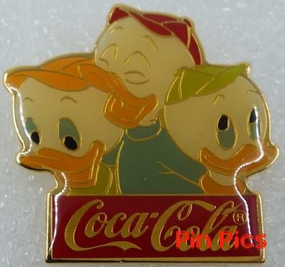 WDW - Huey, Dewey and Louie - 15th Anniversary - 1986 Coca-Cola Framed Set - Duck Nephews