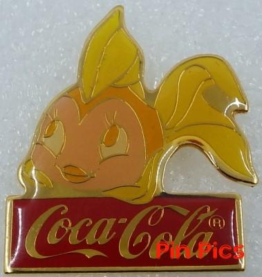 WDW - Cleo the Goldfish - 15th Anniversary - 1986 Coca-Cola Framed Set - Pinocchio