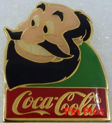 WDW - Stromboli - 15th Anniversary - 1986 Coca-Cola Framed Set - Pinocchio - Man with Black Beard
