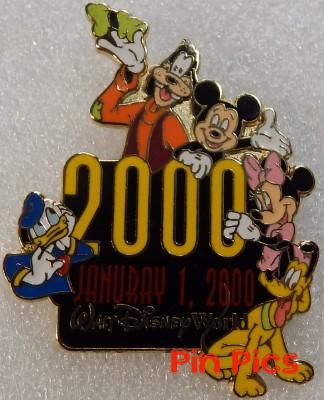 WDW - Donald, Goofy, Mickey, Minnie & Pluto - First Day January 1, 2000 - Error