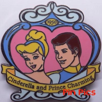 DIS - Cinderella and Prince Charming - 1950 - Countdown To the Millennium - Pin 56