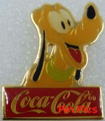 WDW - Pluto - 15th Anniversary - 1986 Coca-Cola Framed Set