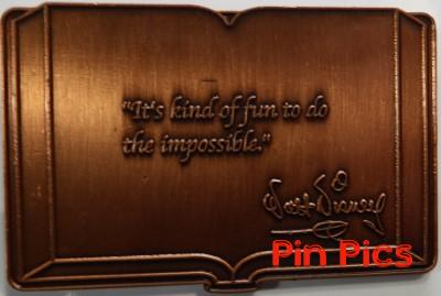 Disney Auctions - Walt Disney Book Quotation (It's Kind Of Fun To Do The Impossible)