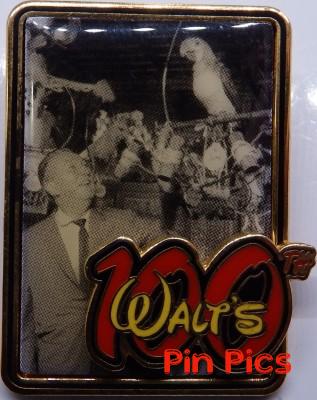 DLR - Walt Disney - Tiki Room Parrots - 100th Framed Pin Series #4