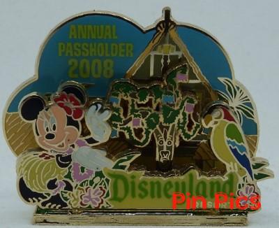 DLR - Minnie Mouse - Passholder Exclusive - Tiki Room - 45th Anniversary  - Diorama