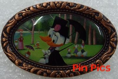 TDR - Donald & Daisy in Seurat - Masterpiece Box Set - Framed Art - From a Pin Set - TDS