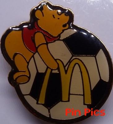 McDonald's Winnie the Pooh on a soccer ball