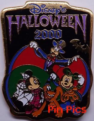 TDR - Goofy, Minnie, Mickey & Pluto - Halloween 2000 - TDL