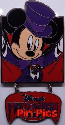 TDR - Mickey Mouse - Vampire Bat - Halloween 2001 - Dangle - TDL