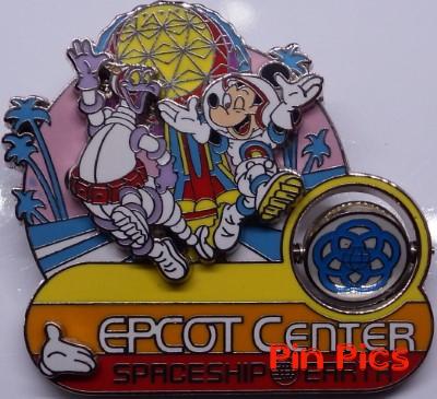 WDW - Figment and Mickey - White Glove - Spaceship Earth - Epcot