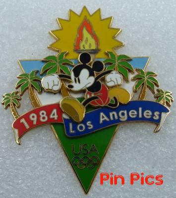 Disneyland Resort Jumbo Pin - Los Angeles 1984 (Retro Mickey)