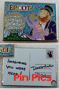 WDW - Figment and Dreamfinder - Epcot - Postcard - Annual Passholder