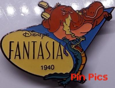 DIS - Fantasia - 1940 - Hyacinth and Ben Ali Gator - Countdown To the Millennium - Pin 50