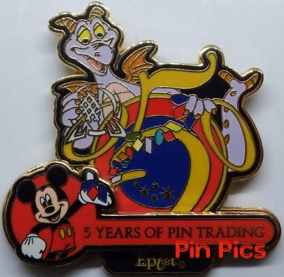 WDW - Figment - Epcot - 5 Years of Pin Trading Collection