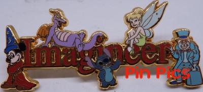 WDI - FIgment, Tinker Bell, Stitch, Sorcerer Mickey and Phineas - Imagineer Characters