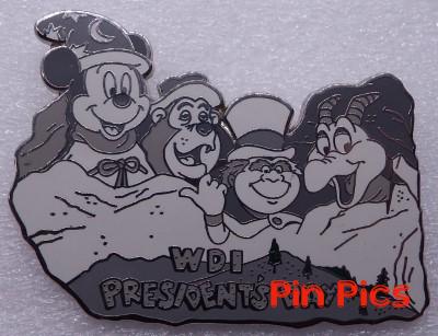 WDI - President's Day 2008 - Mount Rushmore - Mickey, Big Al, Ghost Phineas, Figment