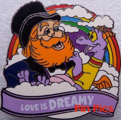 WDW – Love is an Adventure 2017 – Love is … Mystery Pin Set – Love is Dreamy – Dreamfinder and Figment