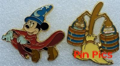 Loungefly - Fantasia Collection - Sorcerer Mickey and Broom