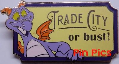 WDW - Figment Bumper Sticker - Trade City or Bust - Pin Event