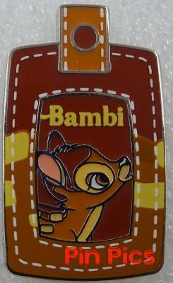 HKDL - Pin Trading Carnival Luggage Tags - Bambi