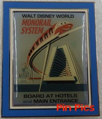 WDW - Monorail - Pixar Cars Attraction Poster - Booster