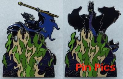 DLR - Villains Vault 2017 - Four Pin Transform Box Set - Maleficent Only