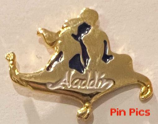 Japan Aladdin & Jasmine On Magic Carpet Gold Silhouette