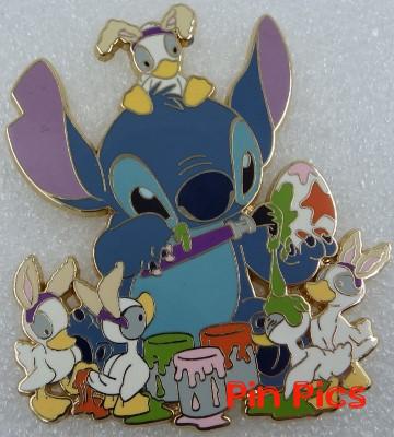 DS - Disney Shopping - Jumbo Easter Egg Decorating Stitch Pin