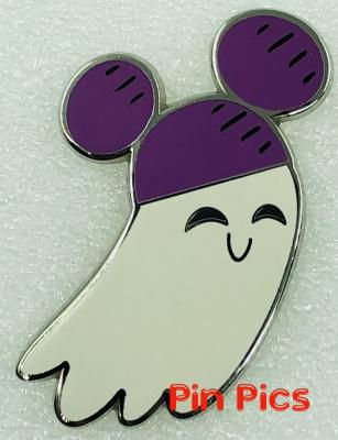 Ghost in Purple Mickey Ears - Halloween