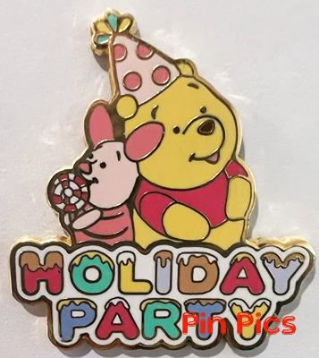 JDS - Pooh & Piglet - Party Hats - Holiday Party