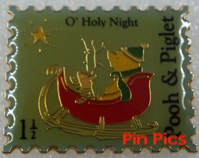 DL - Pooh - O' Holy Night Pooh & Piglet Christmas Stamp