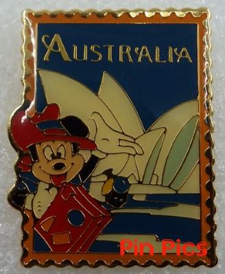 WDW - Mickey Mouse - Australia - Open Stock Epcot Stamp Series