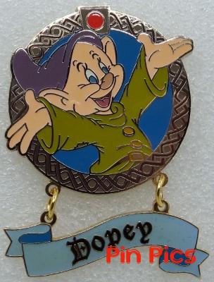 DIS - Dopey - Snow White and the Seven Dwarfs - Character Logo - Dangle