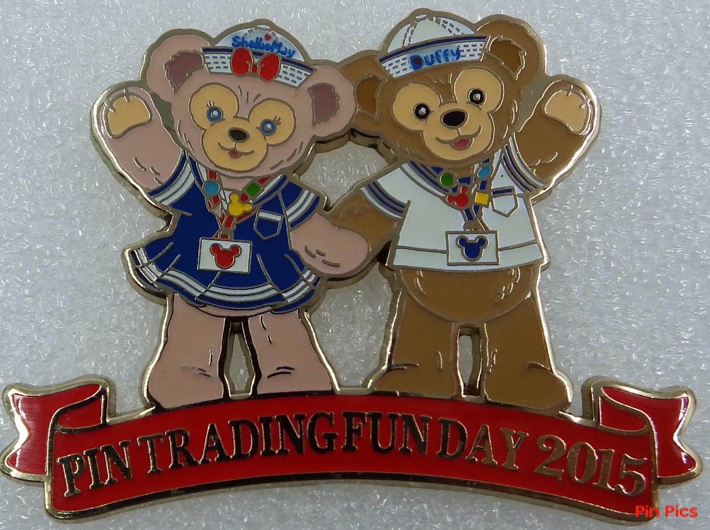 HKDL Pin Trading Fun Day 2015 Duffy & Shellie May Invitation Pin