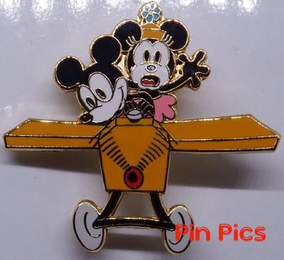 Disney Gallery - Mickey and Minnie in a Plane - Mickey Thru The Years - Plane Crazy
