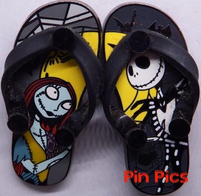 Jack and Sally - Nightmare Before Christmas - Sandal - Flip Flop - Set