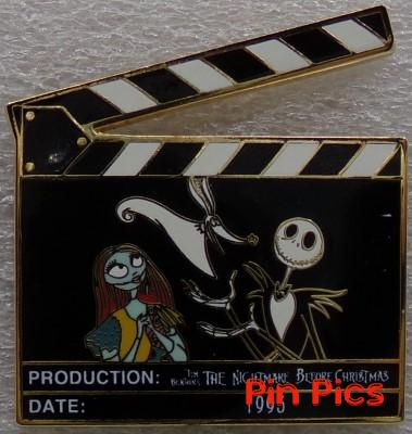 DS - Jack Skellington, Sally and Zero - Nightmare Before Christmas - Clapboard