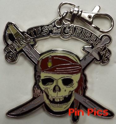 Pirates of the Caribbean Skull Logo Lanyard Medal