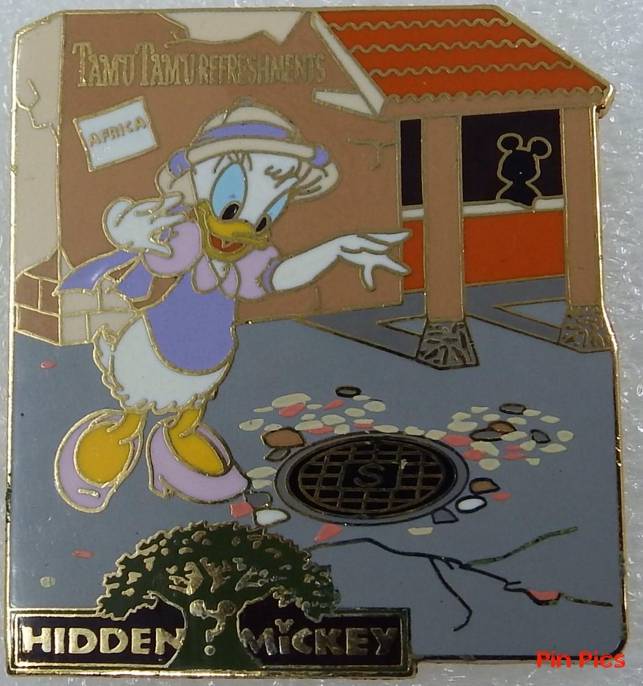 WDW - Daisy Duck - AK Pin Trading Porch - Hidden Mickeys #5
