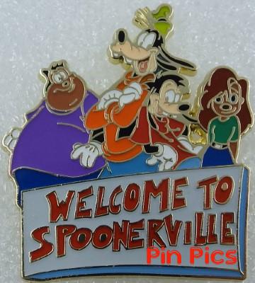 D23 - Goofy Movie Spoonerville Group Portrait - Our Universe 