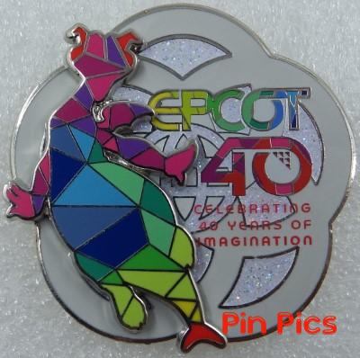 WDW - Mosaic Figment - EPCOT - 40th Anniversary
