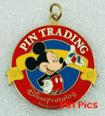 Disney Catalog - Mickey - Pin Trading Logo - Lanyard Medallion and Lanyard 