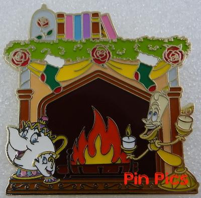 UNCAS - Beauty and the Beast Fireplace - Holiday