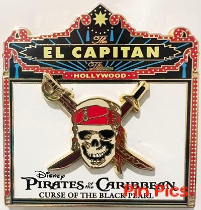 DSF - El Capitan Marquee - Pirates of the Caribbean Curse of the Black Pearl Logo
